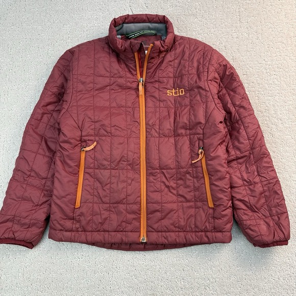JACKSON Jackets & Blazers - Stio Puffer Jacket Kids 6 Red Orange Zip Jackson Hole Wyoming $149